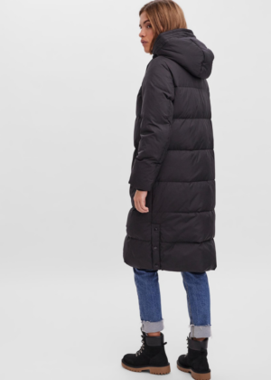 Vero Moda moteriškas slidinėjimo paltas Erica Holly juodas - beveik nebėra sandėlyje paskutinis XS dydis - Image 4