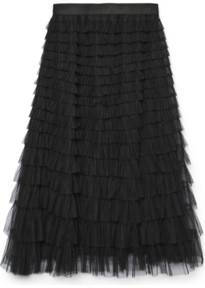 VERO MODA tiulio sijonas Naja juodas-NAUJIENOS-BOOK PASIŪLYMAS - Image 4