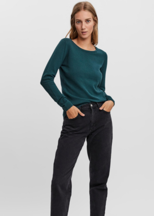 VERO MODA Miško žalia 100% vilnos BALM moteriškas džemperis Priežiūra-KUR JUMS TO REIKIA-ŠALIAUSIA KAINA - Image 3