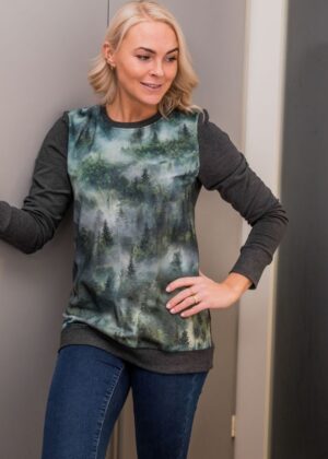 Stilinga tamsiai pilka palaidinė M ir XXL sandėlyje-CLUSHES CLOTHING - Image 3