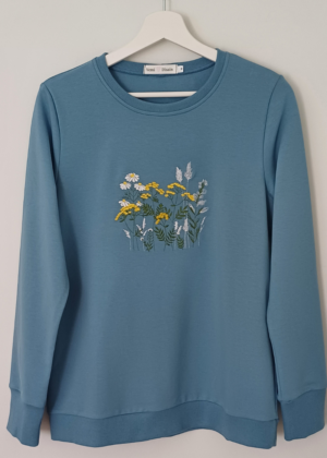 Helesinine tikandiga naiste käsitöö pusa Kummel-KOHE LAOS S, XL ja XXL-VIIMASED - Image 4