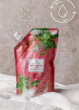 MAGRADA PILDYMO PAKETAS RABBARBER ŠAMPŪNAS Sausiems plaukams 500 ml