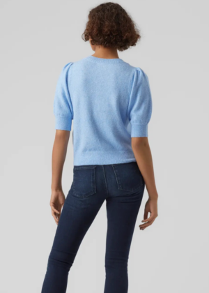 VERO MODA mėlynas moteriškas džemperis Doffy-UUDIS-ČIA PARDUODAMAS - Image 2