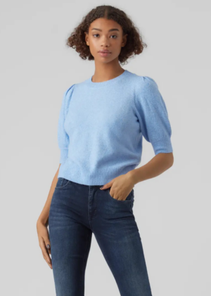 VERO MODA mėlynas moteriškas džemperis Doffy-UUDIS-ČIA PARDUODAMAS - Image 1