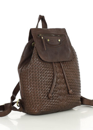 Marco Mazzini odinis moteriškas kuprinė – Ruda-18 - Image 13