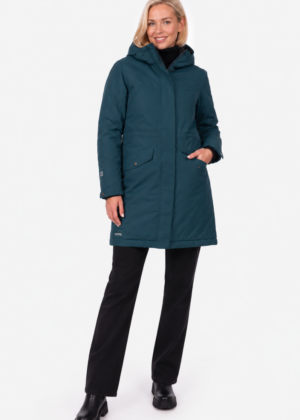 Huppa naiste sügis-talvine parka Janelle 160gr soojustusega petrool-UUDIS - Image 2