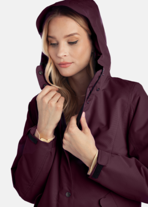 Huppa naiste sügis-talvine parka Janelle 160gr soojustusega tumelilla-UUDIS - Image 5