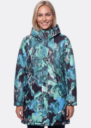 Huppa naiste sügis-talvine parka Janelle  160gr soojustusega mündi kirju-UUDIS - Image 1