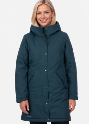 Huppa naiste sügis-talvine parka Janelle 160gr soojustusega petrool-UUDIS - Image 4