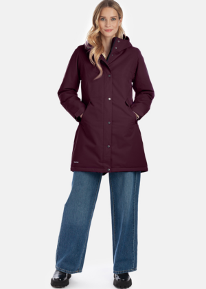 Huppa naiste sügis-talvine parka Janelle 160gr soojustusega tumelilla-UUDIS - Image 2