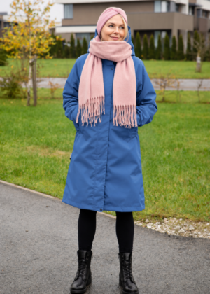 LENNE Ilgesnė moteriška pavasario-rudens pereinamojo laikotarpio striukė "Melissa" tamsiai violetinės spalvos (80 gr apšiltinta)-Mada-SANDĖLIAVOS sandėlyje SEVEN (kopeeri) (kopeeri) - Image 1