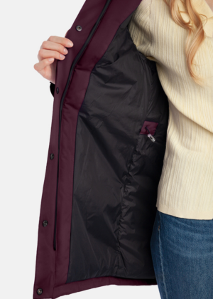 Huppa naiste sügis-talvine parka Janelle 160gr soojustusega tumelilla-UUDIS - Image 4