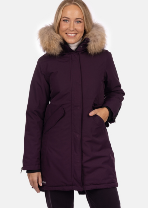 Huppa naiste talveparka Vivian 1 tumelilla NATURAALKARVAGA 200 gr soojustusega-UUDIS-TARNE kuni 7 tööpäeva - Image 1